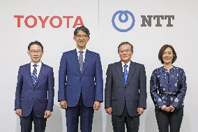 Toyota Motor Corporation and NTT Agree to Joint Efforts in “Mobility x AI and Communications”